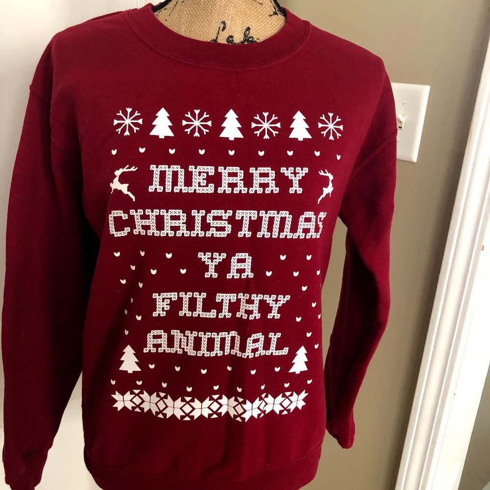 Merry Christmas Ya Filthy Animal Holiday Sweater